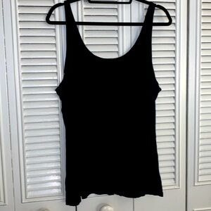 Old Navy Black Fitted Tank Top
